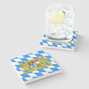 Porta-copo De Pedra Brasão de Baviera