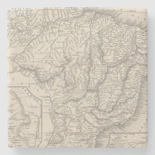 Porta-copo De Pedra Brasil 2 (Frente)