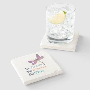 Porta-copo De Pedra Brave Strong True Dragonfly