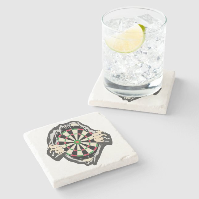 Porta-copo De Pedra Breakthrough para Bullseye - Ultimate Dartboard (Lateral)