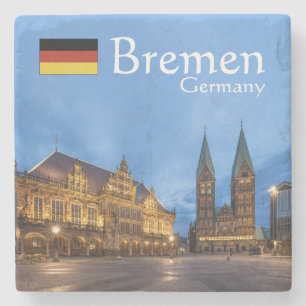 Porta-copo De Pedra Bremen Alemanha Souvenir
