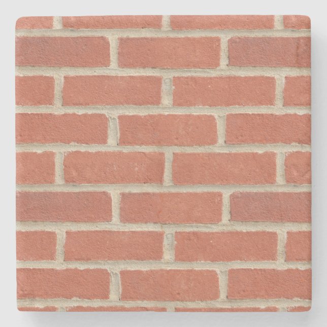 Porta-copo De Pedra Bricks Vermelhos (Frente)
