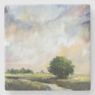 Porta-copo De Pedra Brilho âmbar II