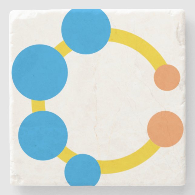 Porta-copo De Pedra brinquedo rattle (Frente)