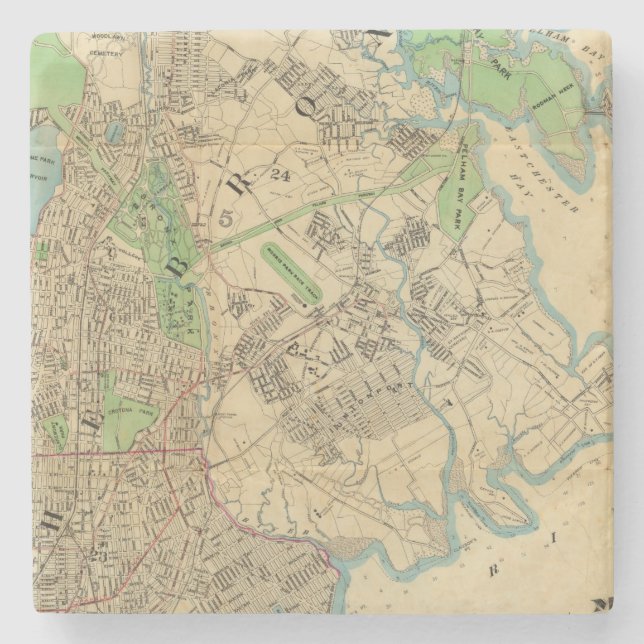 Porta-copo De Pedra Bronx, New York (Frente)