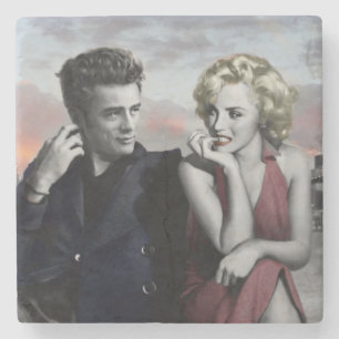 Porta-copo De Pedra Brooklyn B&W