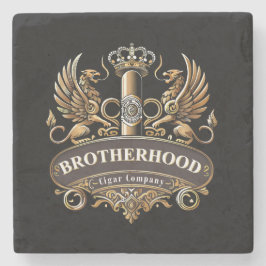 Porta-copo De Pedra Brotherhood Cigar Company