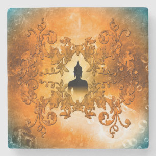 Porta-copo De Pedra Buddha