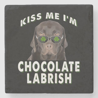 Porta-copo De Pedra Cachorro | Beije-me Sou Chocolate Labrish
