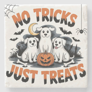 Porta-copo De Pedra Cães Fantasmas Spooky Design de Cachorro Bonito