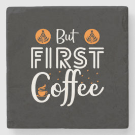 Porta-copo De Pedra Café Arte Mas Primeiro Café