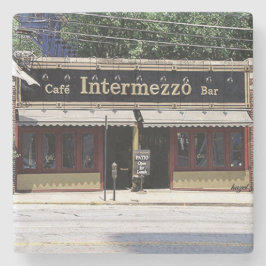 Porta-copo De Pedra Cafe Intermezzo Buckhead, Cafe Intermezzo
