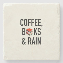 Café, livros & chuva