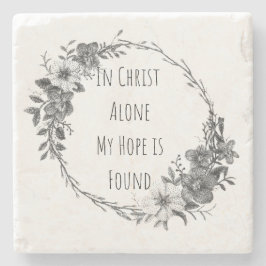 Porta-copo De Pedra Caixa de Joias In Christ Alone Keepsake