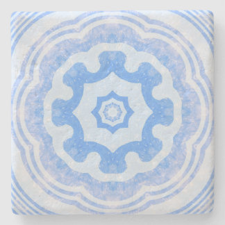 Porta-copo De Pedra Caleidoscópio aquático, Design azul