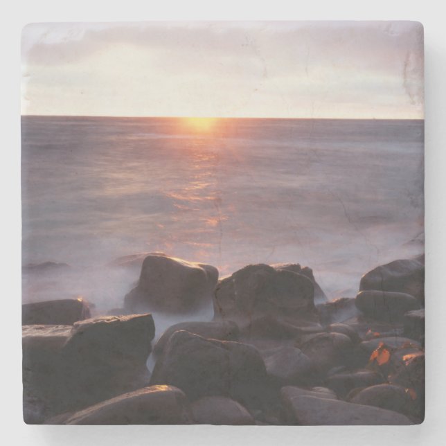 Porta-copo De Pedra Califórnia, San Diego, Sunset Cliffs, Sunset 2 (Frente)