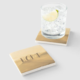 Porta-copo De Pedra Camadas de ouro do nevoeiro da manhã asas do sol a