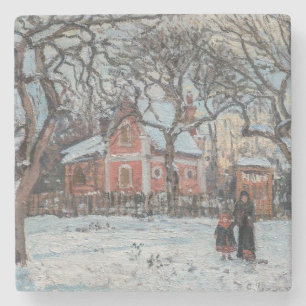 Porta-copo De Pedra Camille Pissarro - Castanheiros em Louveciennes