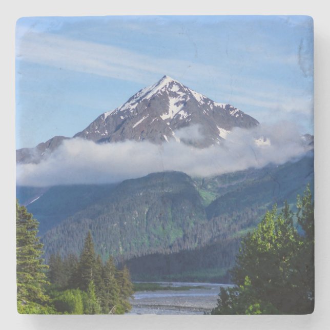 Porta-copo De Pedra Caminho pelo Alasca (Frente)