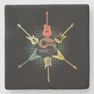 Porta-copo De Pedra Camisa De Violão. Estilo Retroativo, Presente Para