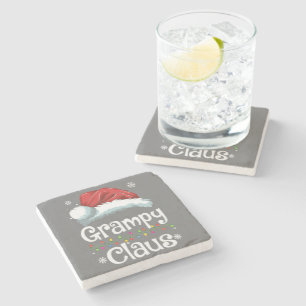Porta-copo De Pedra Camisa Grampy Claus, Claus Familiares Que Correspo