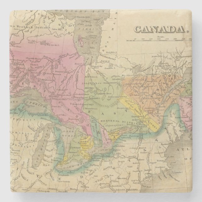 Porta-copo De Pedra Canadá 2 (Frente)