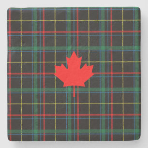 Porta-copo De Pedra Canadense Maple Leaf