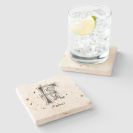 Porta-copo De Pedra Capital Decorativo Botânico Medieval F