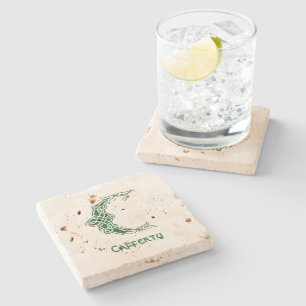 Porta-copo De Pedra Capital Decorativo do Nó Celta do século XVI C