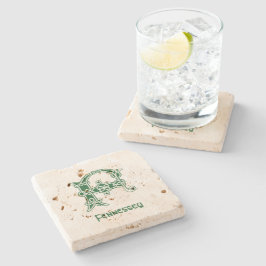 Porta-copo De Pedra Capital Decorativo do Nó Celta do século XVI F