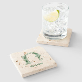 Porta-copo De Pedra Capital Decorativo do Nó Celta do século XVI N