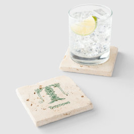 Porta-copo De Pedra Capital Decorativo do Nó Celta do século XVI T