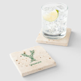 Porta-copo De Pedra Capital Decorativo do Nó Celta do século XVI Y