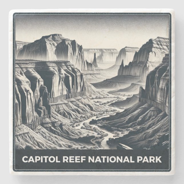 Porta-copo De Pedra Capitol Reef National Park (Frente)
