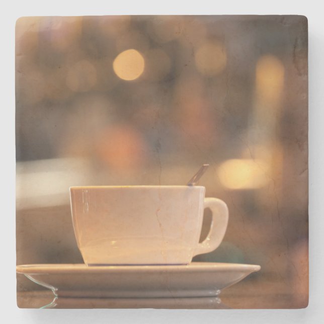 Porta-copo De Pedra Cappucccino Café, Veneza, Itália (Frente)