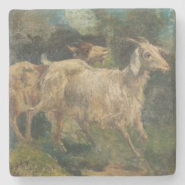 Porta-copo De Pedra Caprinos (por Vincenzo Caprile)