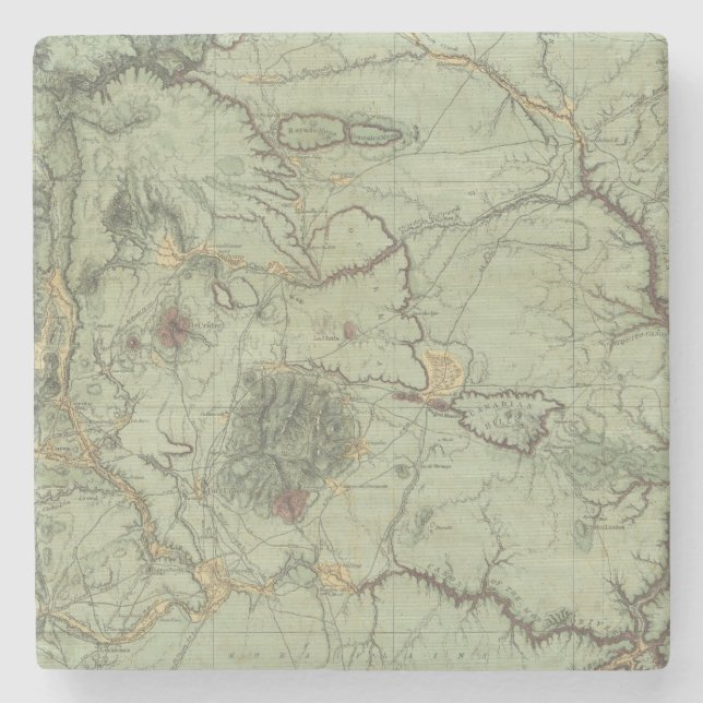 Porta-copo De Pedra Características econômicas de New mexico (Frente)