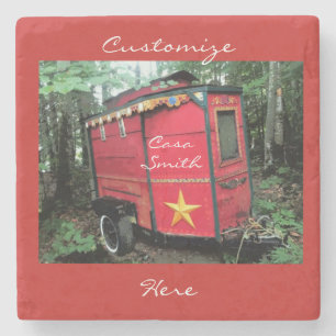 Porta-copo De Pedra Caravana aciganada Thunder_Cove do reboque do