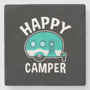 Porta-copo De Pedra Caravana de Camping Feliz Carro Caravana Férias Di