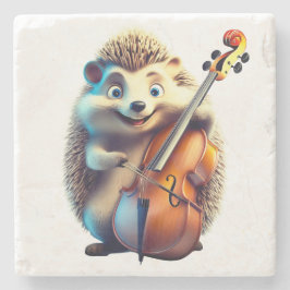 Porta-copo De Pedra Caricatura, Cartoon, Ilustração Um musical