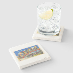 Porta-copo De Pedra Carmel California CA Vintage - Letra grande