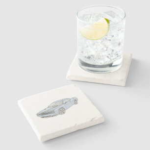 Porta-copo De Pedra Carro Muscular Clássico de Desafiador de Ponta Az