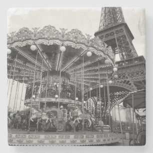 Porta-copo De Pedra Carrossel de Paris