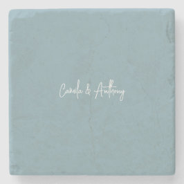 Porta-copo De Pedra Casamento Azul