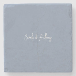 Porta-copo De Pedra Casamento Azul