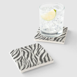 Porta-copo De Pedra Casamento de Impressão Animal Chic Zebra