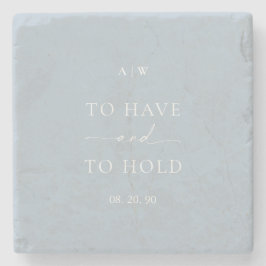 Porta-copo De Pedra Casamento "Para ter e segurar"