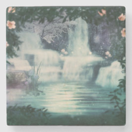 Porta-copo De Pedra Cascata de queda de água fantasia