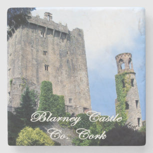 Porta-copo De Pedra Castelo do Blarney, cortiça do Co. Irlandês/port