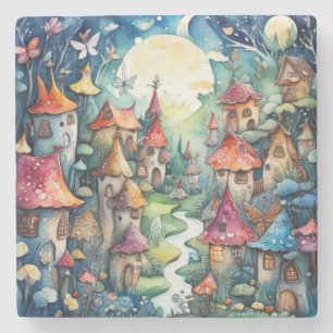 Porta-copo De Pedra Castelo mágico da Terra Fairyland